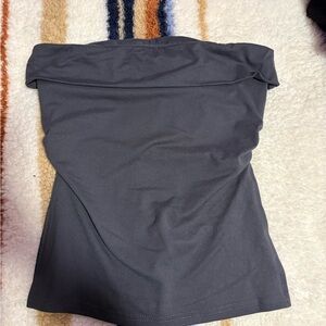 SHEIN Gray Off-Shoulder Top